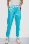 Штаны женские, цвет бирюзовый, 238R317
