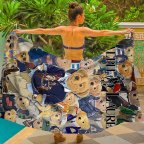 Парео пляжное с 3D принтом Polo Bear Club 31083 120х150 см