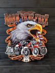 60х50 см Route 66 Born to be Free Байкеру Коллекционная табличка ,Колекційна метал