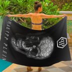 Парео пляжное с 3D принтом Hexa Skull 31113 120х150 см