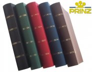 Альбом для марок Prinz - 64 сторінки - А4 - чорні аркуші - чорний