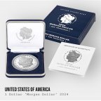 🇺🇸 2024 Morgan Silver Dollar San Francisco Box&COA Proof | Долар Морган США Сан Франциско