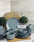 Сервиз столовый Ardesto Bagheria Grey AR0009GREY 9 предметов серый