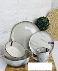 Сервиз столовый Ardesto Marmo AR0014MRBS 14 предметов бежевый