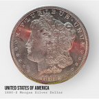 🇺🇸 PL/CAMEO❗️ 1880-S 💎🪩🌓|  Долар Морган США  |  Proof Like San Francisco Morgan  Dollar