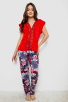 Пижама женская, цвет красный, 243R1484-031