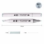 Маркер спиртовой Santi Professional SA-BG1 390835 сине-серый 1