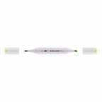 Маркер двусторонний Santi sketch SM-44 390585 желто-зеленый