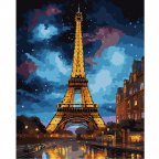 Картина по номерам Santi Эйфелевая башня 955097 40х50 см