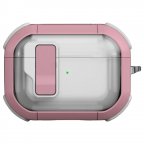Футляр противоударный Locking Button для наушников Airpods Pro 2 / Pro