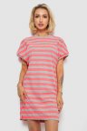 Туника в полоску, цвет розовый, 238R801