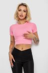 Футболка - топ женская в рубчик, цвет розовый, 238R58210