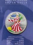 СРІБЛО 1 унція США 2000р. Кольорова UNC 1oz №5
