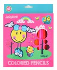 Набор цветных карандашей YES Smiley World 290466 24 цвета