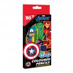 Набор цветных карандашей YES Marvel Avengers 290678 24 цвета