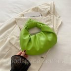 Сумочка жіноча 10425 багет чорного кольору Зелений