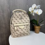 Жіночий міні-рюкзак прогулянковий стиль Guess, Невеликий рюкзачок для дівчат Бежевий