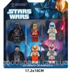 Фігурки герої лего набір Майнкрафт зі зброєю, набір фігурок у коробці Minecraft Star Wars