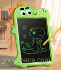 Дитячий планшет для малювання lcd, дошка для мистецтва дитяча динозавр 10 дюймів Зелений, Малювання