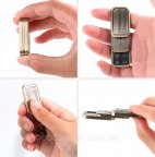 Сучасний стильний аксесуар Магнітний слайдер, іграшка-антистрес HANDLER GRAY металева іграшка фідже