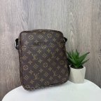 Сумка для чоловіка планшетка стиль  якісна барсетка через плече Коричневий