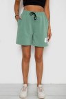 Шорты женские с принтом, цвет оливковый, 238R456