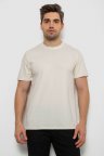 Футболка мужская однотонная, цвет кремовый, 238R155