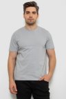 Футболка мужская однотонная, цвет светло-серый, 238R155