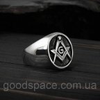 Каблучка, стильний перстень, печатка для чоловіків сталеве ILLUMINATE 19 з медичної нержавіючої ста