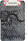 Набор ковриков для ванной Vezzer VZ0198Gr 2 предмета графитовый
