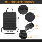 Тактичний органайзер чорний для спинки автомобільного сидіння