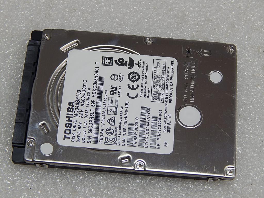 HDDTOSHIBAMQ04ABF100,1.0Tb