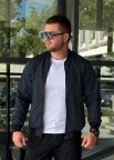Бомбер темно-синій новий
