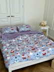Постельное белье полуторное Dushka Home Сатин Плюш 21363 160х215 см