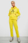 Спортивный костюм женский двухнитка, цвет желтый, 214R1419-007