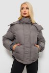 Куртка женская зимняя короткая, цвет серый, 244R983