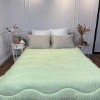 Одеяло двуспальное силиконовое Viluta Bamboo 21443 170x210 см салатовое