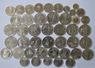 44 монети Португалії всі різні з 1 грн