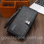 Чоловічий клатч барсетка Jeep, великий гаманець клатч Джип