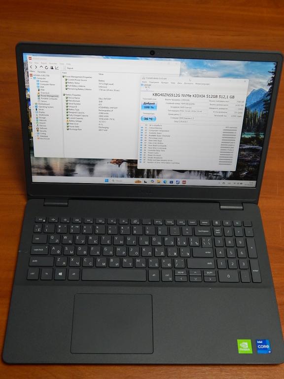 НоутбукDELLVOSTRO3500,i7-1165G,MX3302Gb,512\32Gb,WIN
