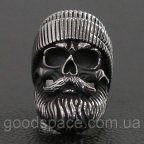 Сталеве кільце, перстень, каблучка для чоловіків BARBAROSSA 19 печатка Стильний перстень з медичної