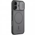 Карбоновая накладка Nillkin CamShield Pro Magnetic для Apple iPhone 17 (6.3")