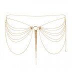 Цепочка трусики или лиф Bijoux Indiscrets Magnifique Waist Chain, украшение на тело, Золотистый