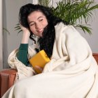 Плед кашемировый Love You 4444 140х200 см белый