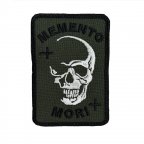 Шеврон на липучках MEMENTO MORI ВСУ (ЗСУ) 20222548 12923 9х6 см