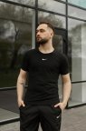 Футболка Nike черная (лого центр) XL