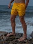 Шорты пляжные мужские базовые с молнией Intruder желтые XL