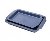 Форма для выпечки прямоугольная Edenberg EB-15007 40x27x6,5 см серая