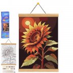 Картина по номерам Limo Toy К вечеру Подсолнечник M 6083 UA 30х40 см