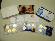 США 2007  PROOF SET. Річний набір+Президенти+ Квотери. Сертифікати.